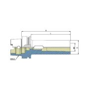 Heikenei HSK63-A MK4-160 Mors Adaptörü DIN69893