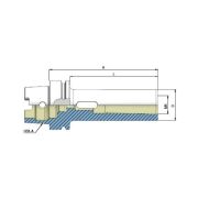 Heikenei HSK100-A MK4-170 Mors Adaptörü DIN69893