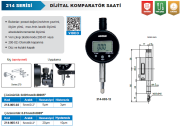 ACCUD Dijital Komparatör Saati 5mm 214 Serisi 0.001mm / 0.00005''