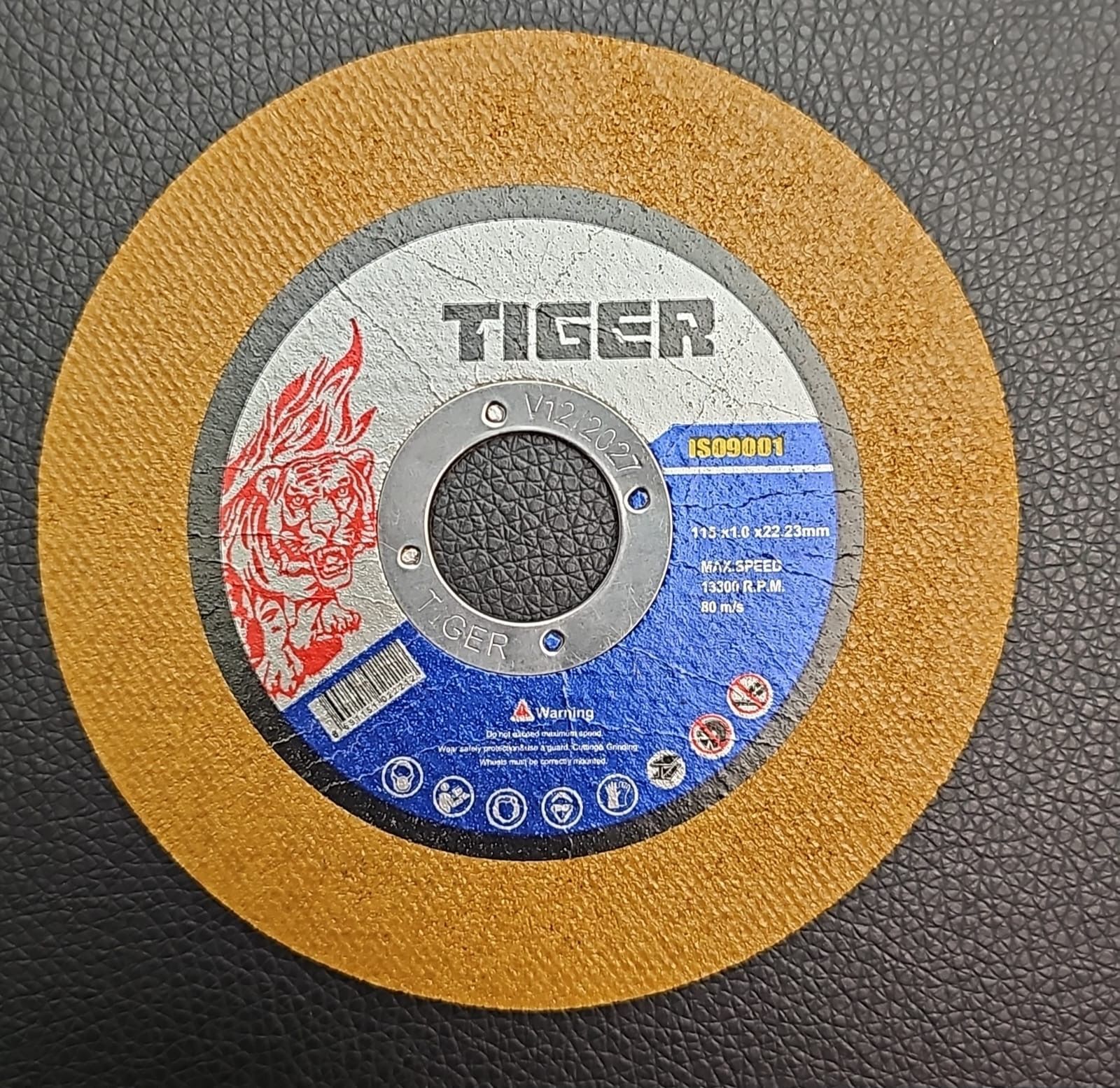 Tiger 115x1mm İnox Metal Kesme Taşı – 100 Adet