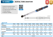ACCUD Dijital Tork Anahtarı TW Serisi 300-1500N.m
