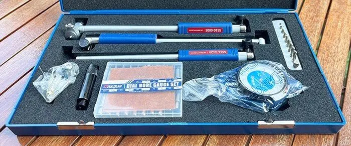 Dasqua 35-160mm Silindir Komparatör Seti 0.01mm 5510-0005