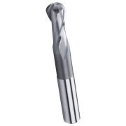 Pld 12mm 2 Ağız Uzun Küre Parmak Freze HSS