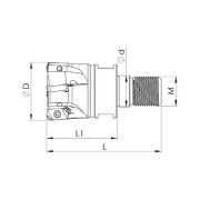 Heikenei VT 42x6 M16 LNMU 0303 Vidalı Tarama Başlığı TNG