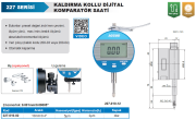 ACCUD Kaldırma Kollu Dijital Komparatör Saati 10mm 227 Serisi 0.01mm