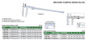 INSIZE 1236-1021 Mekanik Kumpas Çift Çeneli İç Çap Ölçer 1000 mm Çene:150mm