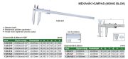INSIZE 1236-394 Mekanik Kumpas Çift Çeneli İç Çap Ölçer 300 mm Çene:90mm