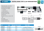 ACCUD Dijital Boru Tipi İç Çap Mikrometresi 359 Serisi 150-175 mm