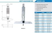 ACCUD Derinlik Mikrometresi 392 Serisi 0-200mm - 101.5x17mm