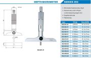 ACCUD Derinlik Mikrometresi 392 Serisi 0-75mm - 63x17mm