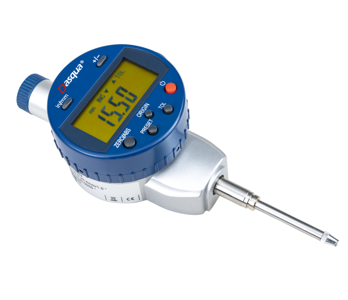 Dasqua 0-25.4mm Absolute Dijital Komparatör Saati Bilgi Çıkışlı 0.01mm 5340-8110