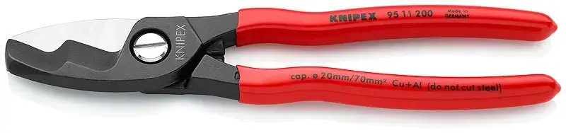 Knipex Kablo Makası Çift Kesicili 95 11 200