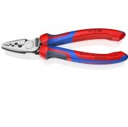 Knipex Kablo Yüksük Sıkma Pensesi 97 72 180