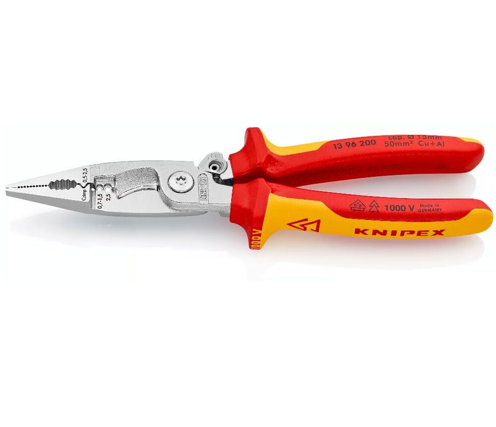 Knipex Çok Fonksiyonlu Elektrikçi Pensesi 13 96 200