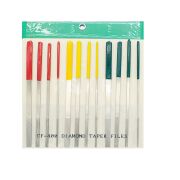CF 400 Elmas Eğe Seti 12 Li (Plastik Saplı)
