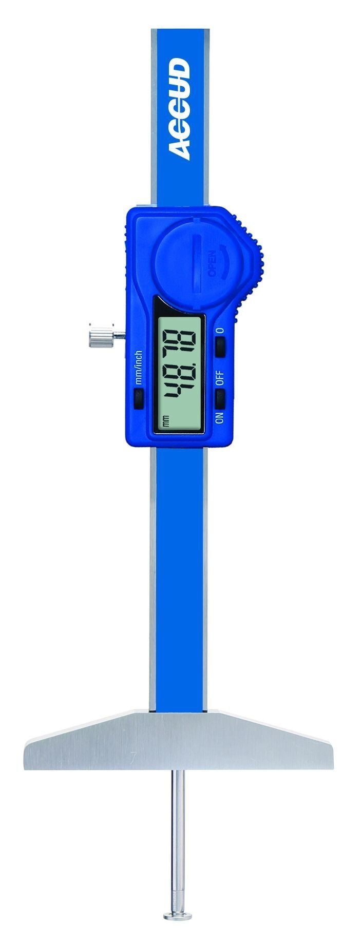 ACCUD Dijital Derinlik Kumpası 193 Serisi - Yuvarlak Çubuk 0-300mm