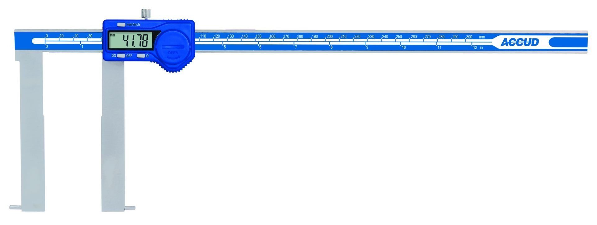 ACCUD Dijital İç Çap Kumpası-Pimli 136 Serisi - Uzun Çeneli 110mm