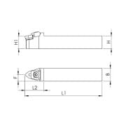 Heikenei MWDNN 25x25 M08 Dış Çap Tornalama Kateri