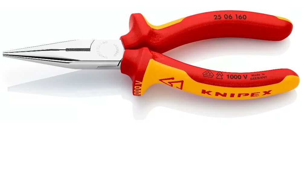 Knipex 1000 V Yalıtımlı Uzun Kargaburun 25 06 160