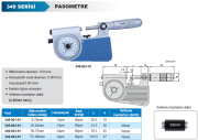 ACCUD Pasometre 349 Serisi 25-50 mm