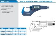 ACCUD Dijital Boru Et Kalınlığı Mikrometresi 331 Serisi 0-25 mm