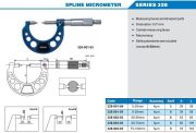 ACCUD Mekanik Pim Uçlu Mikrometre 328 Serisi Tip B 25-50 mm