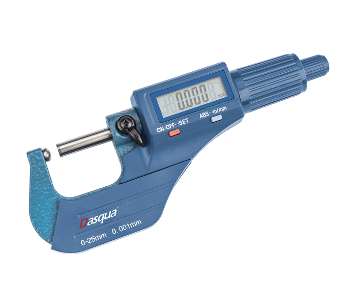 Dasqua 0-25mm Dijital Boru Et Kalınlığı Mikrometresi 0.001mm 4520-2005