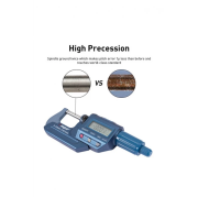 Dasqua 50-75mm Dijital Mikrometre Paslanmaz Mil 0.001mm 4230-2015