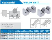 ACCUD V-Blok Seti 632 Serisi 100x33x52mm