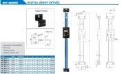 ACCUD Dijital Dikey Cetvel 997 Serisi 300mm