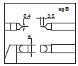 ACCUD Dijital Bıçak Ağızlı Mikrometre 316 Serisi Tip B 25-50 mm