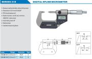 ACCUD Dijital Pim Uçlu Mikrometre 318 Serisi Tip A 0-25 mm