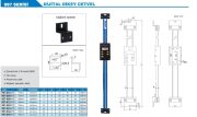 ACCUD Dijital Dikey Cetvel 997 Serisi 600mm
