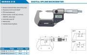 ACCUD Dijital Pim Uçlu Mikrometre 318 Serisi Tip A 50-75 mm