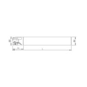 Heikenei EM90 D25 W25 L170 Z02 APKT 1604 Silindir Saplı Takma Uçlu Freze ZCC
