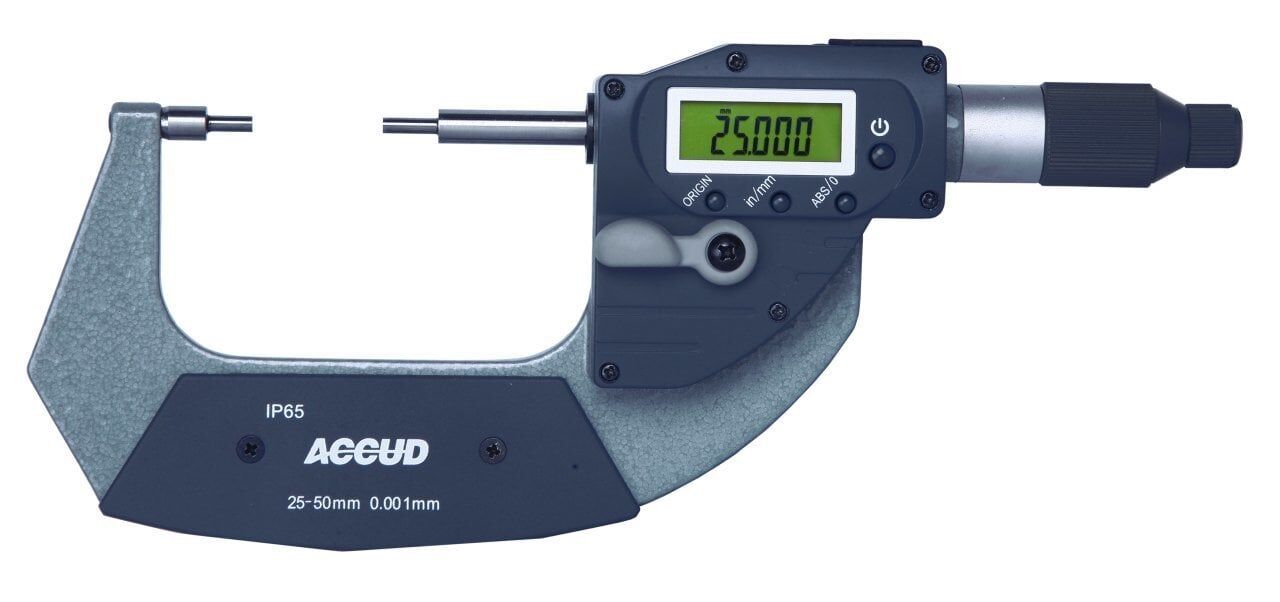 ACCUD Dijital Pim Uçlu Mikrometre 318 Serisi 25-50 mm