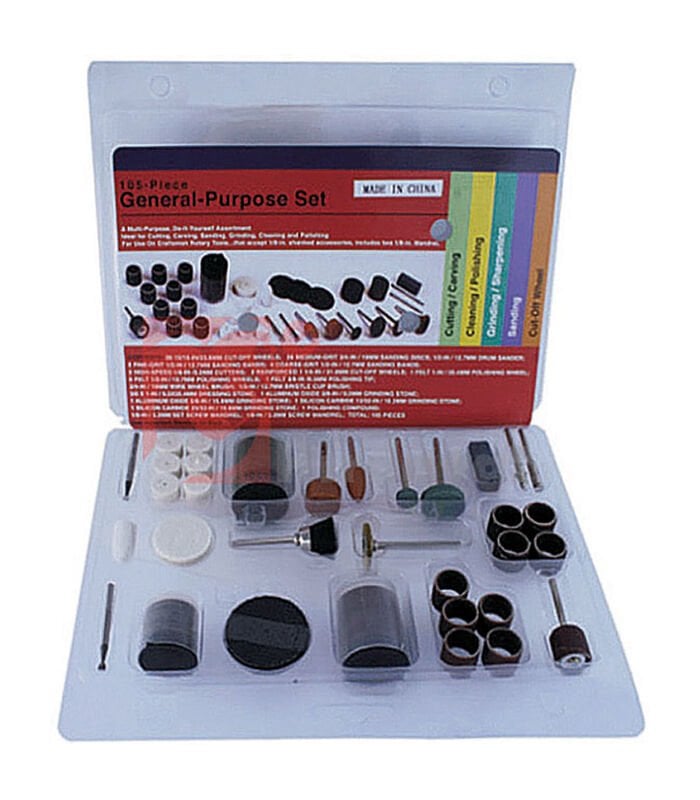 Pld 105 Parça Polisaj Seti Sap:3mm