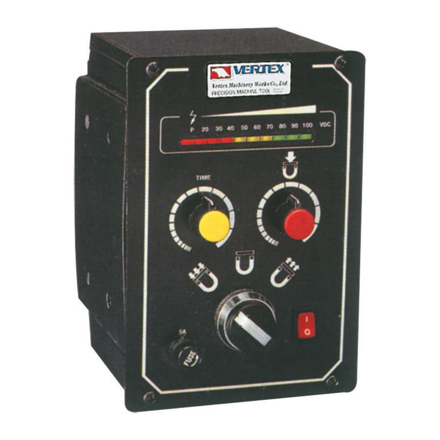 VERTEX Elektromanyetik Tablalar İçin Kontrol Ünitesi VCC-705