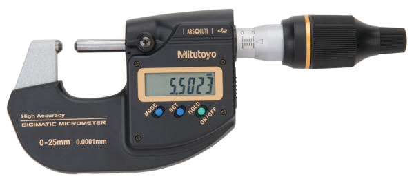 Mitutoyo 293-100-20 Dijital Dış Çap Mikrometresi 0-25 mm