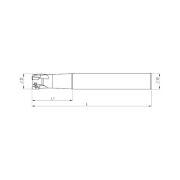 Heikenei EM90 D16 W16 L150 Z02 ADMT 0803 Silindir Saplı Takma Uçlu Freze WLTR