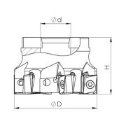 Heikenei EM90 100x8 032 ANKx 1205 Tarama Başlığı ISCR