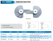 ACCUD Radyüs Mastarı 941 Serisi 1-7mm