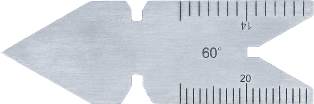 ACCUD Diş Mastarı 926 Serisi Withworth 55°