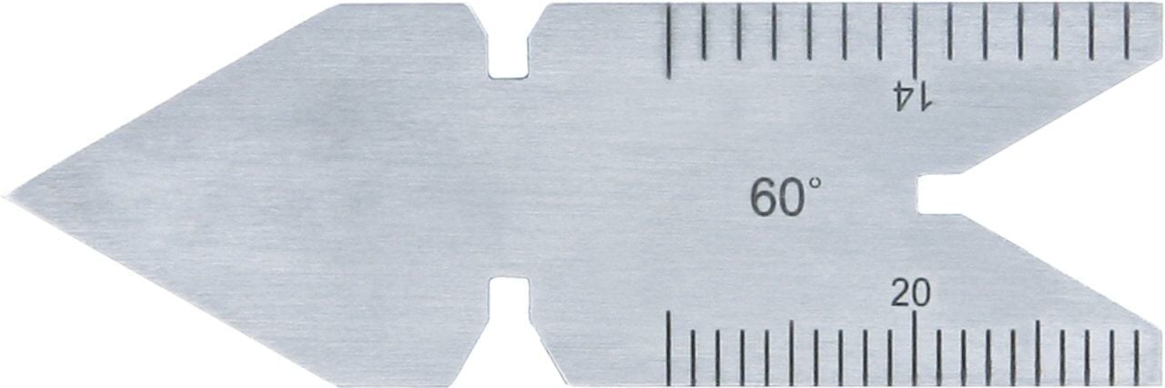 ACCUD Diş Mastarı 926 Serisi Withworth 55°
