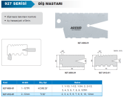 ACCUD Diş Mastarı 927 Serisi 1-10TPI