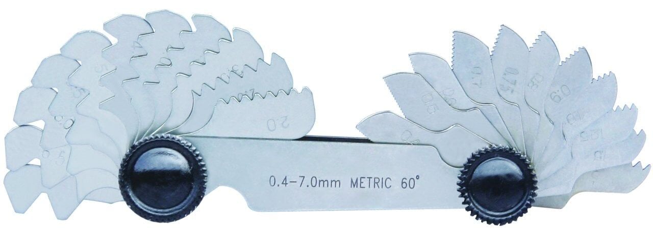 ACCUD Diş Tarağı Metrik 60° 922 Serisi 0.25-2.5mm