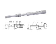 Dasqua 0-25mm Kanal Mikrometre 0.01mm 4861-0005