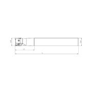 Heikenei EM90 D20 W20 L120 Z02 EDPT 1404 Silindir Saplı Takma Uçlu Freze KNM
