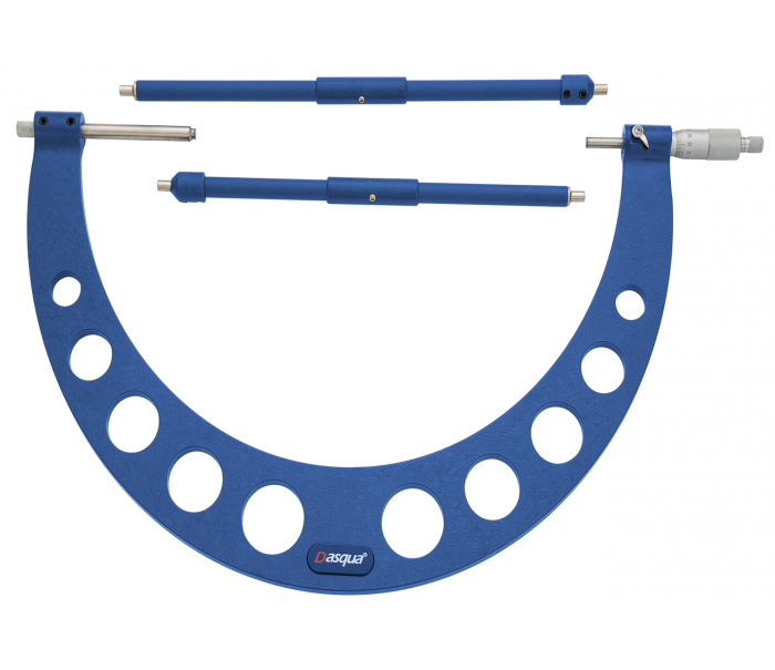 Dasqua 300-400mm Ayarlanabilir Uçlu Mekanik Dış Çap Mikrometre 0.01mm 4800-0005