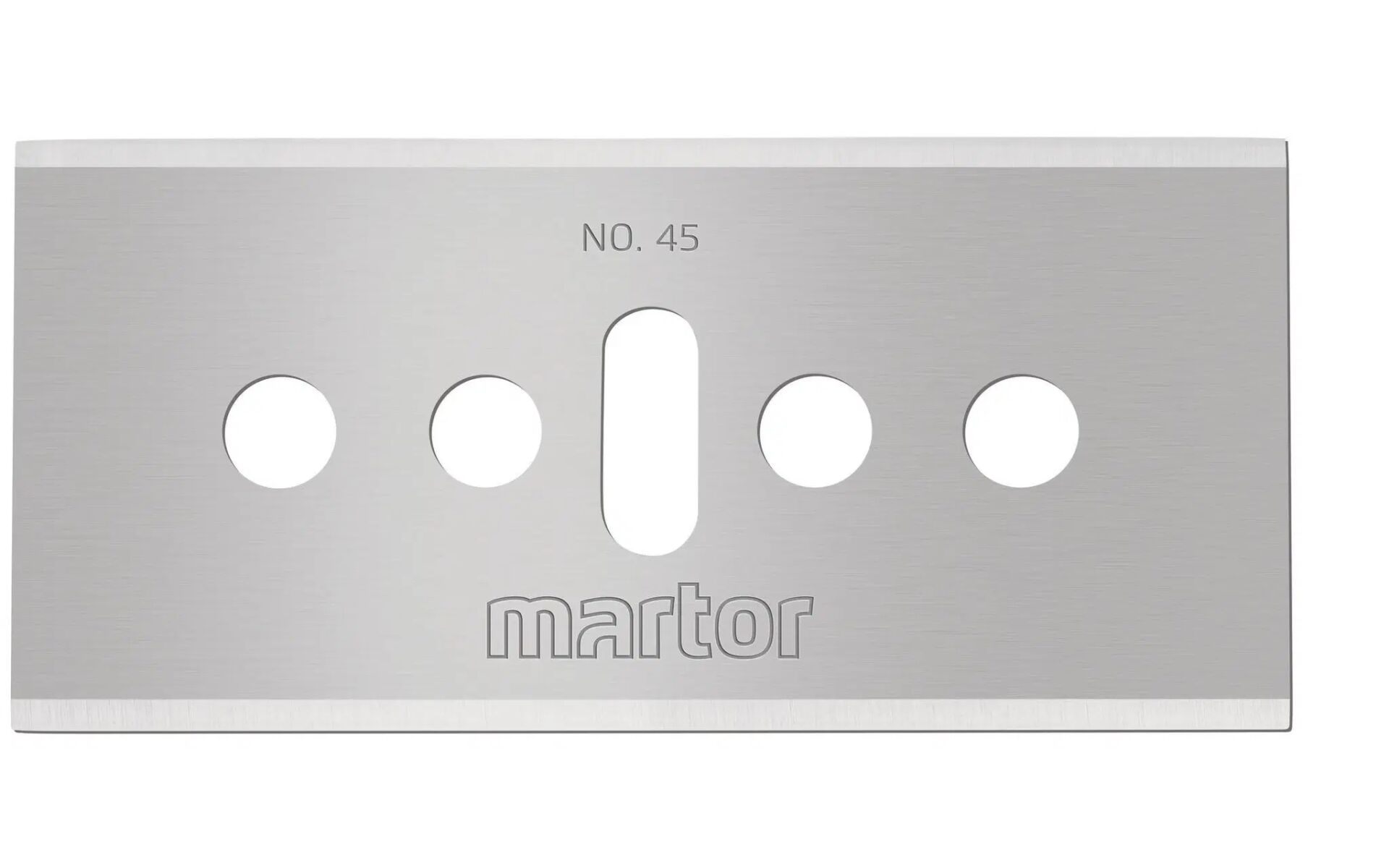 MARTOR 45.60 Çelik Trapez Maket Bıçağı Ucu 39x18.5 mm (10 Adet)